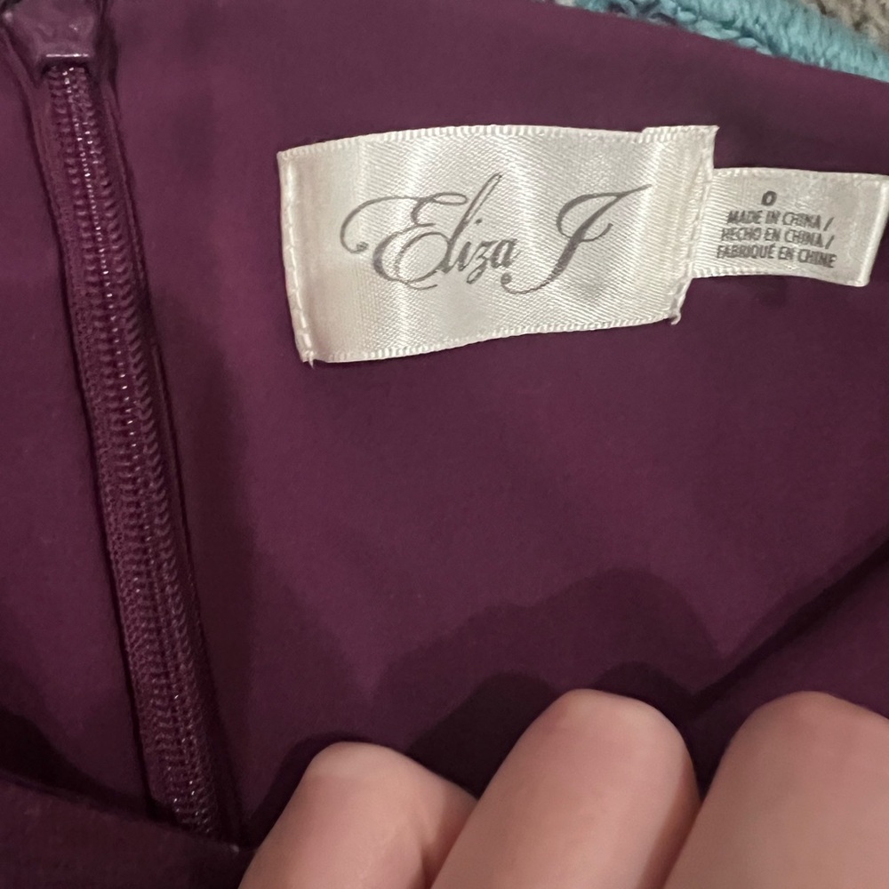 Eliza J Women's Deep Purple Coat